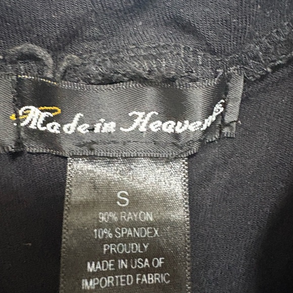 Black Open Front Cardigan - Picture 3 of 3